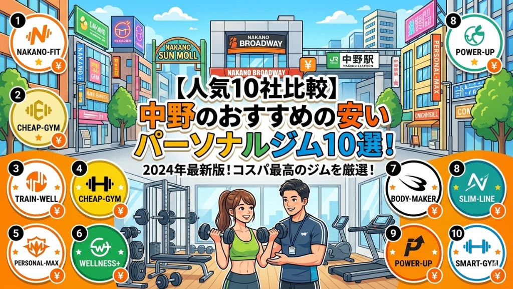 中野のおすすめ安いパーソナルジ