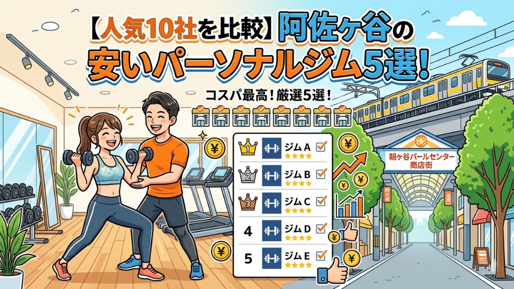 阿佐ヶ谷のおすすめの安いパーソナルジム