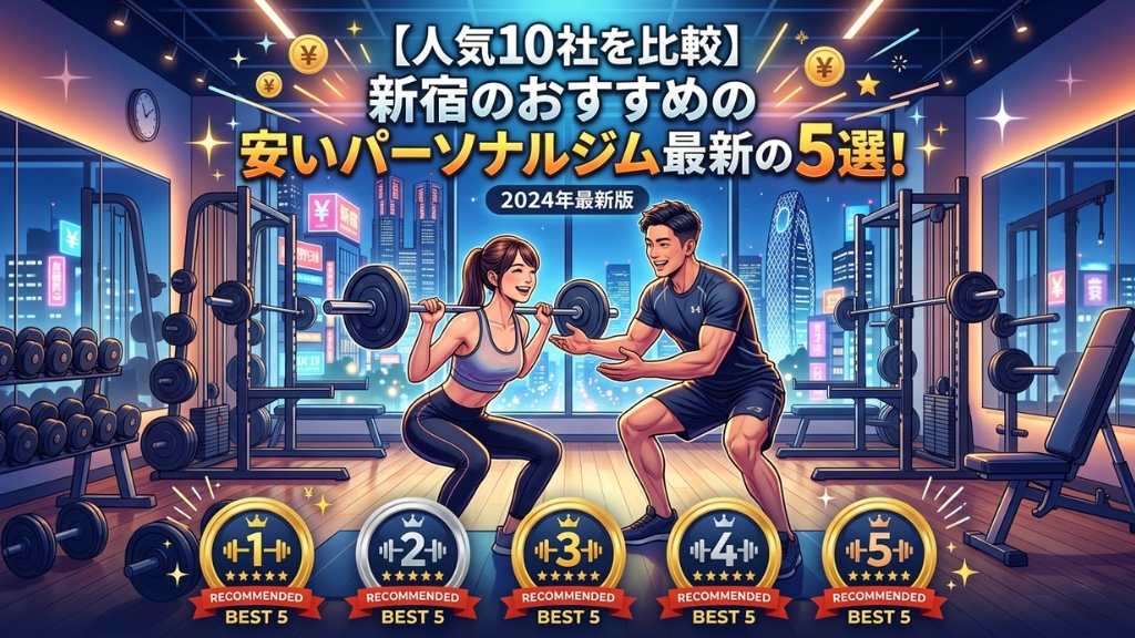 新宿のおすすめ安いパーソナルジム