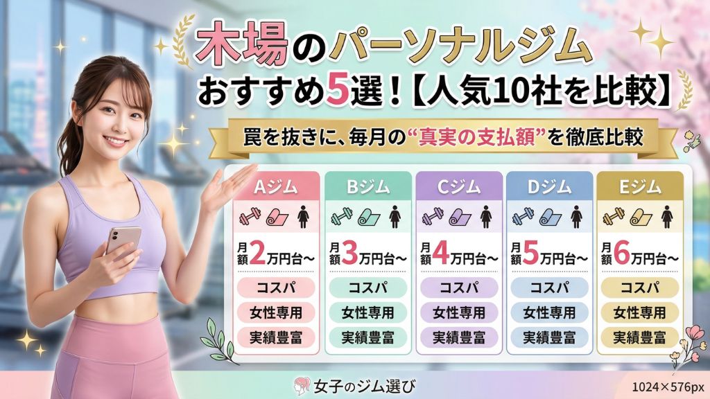 木場のおすすめの安いパーソナルジム